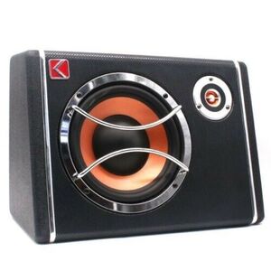 Subwoofer Amplificato Attivo 600W Sub Woofer da Auto per Cofano baule + Kit Cavi