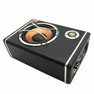 Subwoofer Amplificato Attivo 480W Sub Woofer per Auto Ultra Piatto x Cofano baule