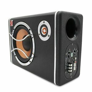 Subwoofer Amplificato Attivo 480W Sub Woofer per Auto Ultra Piatto x Cofano baule