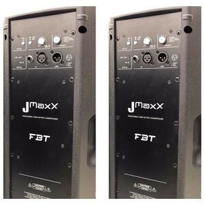 FBT JMaxX 112A V2 + Cover V64 Coppia Casse Amplificate Attive Professionali 1800W