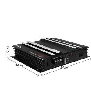 Amplificatore per auto a 2 canali con filtro passa basso