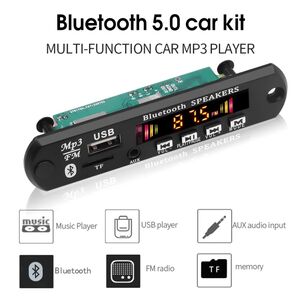 Modulo Amplificatore Multifunzione 12V 2 x 3W FM USB/SD Bluetooth 5.0 AUX con Telecomando