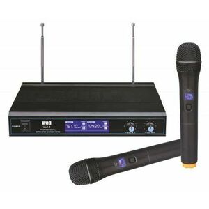 K-LM10 KIT AUDIO KARAOKE CASSE ATTIVE BLUETOOTH USB MP3 + MICROFONI WIRELESS