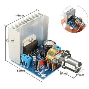 Amplificatore audio di potenza DC12V 2x15W 2 canali TDA7297