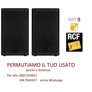 RCF ART 915-A Coppia Casse Amplificate Attive 4200W 15"