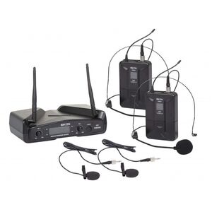 Eikon WM300DH By Proel Radiomicrofoni UHF Doppio Archetto + Spillo