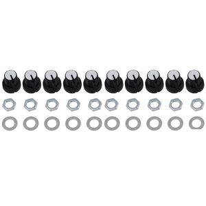 Potenziometro lineare kit da 10 pezzi 1k Ohm - 1M Ohm con Manopole incluse