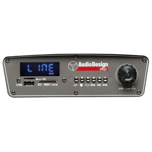 Audiodesign Pro M2 10W/L Cassa Attiva 10" 300w A Batteria Bluetooth USB MP3 + 2 Microfoni WI-FI UHF