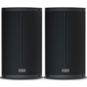 FBT X-lite 112A V2 + COVER XL-C12 Coppia Casse Amplificate Attive Professionali 12" 3000W Bluetooth 5.0