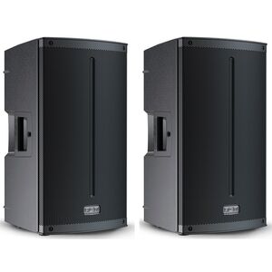FBT X-lite 115A V2 + COVER XL-C15 Coppia Casse Amplificate Attive Professionali 15" 3000W Bluetooth 5.0