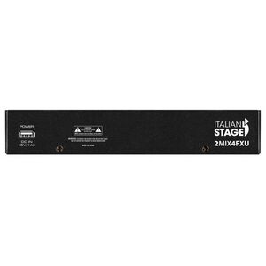 Italian Stage 2MIX4FXU Mixer Audio USB Bluetooth 4 canali con DSP effetti