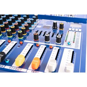 AudioDesign Pamx2.711 Mixer Audio Professionale con 7+1+1 Canali - effetti DSP USB e Bluetooth