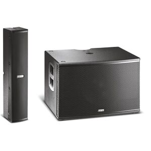 FBT VERTUS CS-1000 Impianto Audio Sistema a Colonna 1000W Subwoofer + Array