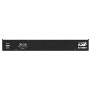 ITALIAN STAGE IS 2MIX6FXU MIXER AUDIO CON MULTIEFFETTI USB BLUETOOTH