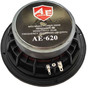 AE-620 Coppia Mid Woofer Altoparlanti in Carbonio Medio Basso 6.5" 4 Ohm 350W