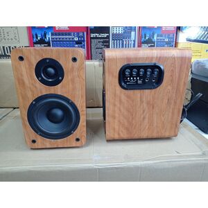 Casse Monitor Studio da Scaffale MP3 Bluetooth 2 Vie Ciliegio