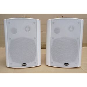 MONTARBO AS-20W Coppia di Casse da Parete Muro Sistema Amplificato Attivo per Filodiffusione