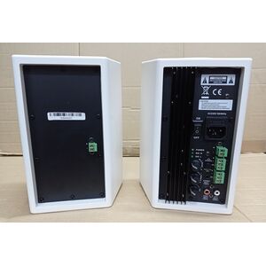 MONTARBO AS-20W Coppia di Casse da Parete Muro Sistema Amplificato Attivo per Filodiffusione