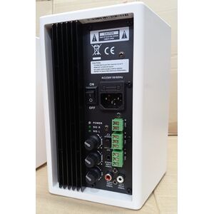 MONTARBO AS-20W Coppia di Casse da Parete Muro Sistema Amplificato Attivo per Filodiffusione