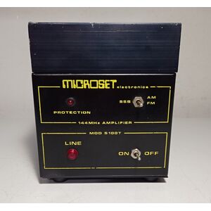 MICROSET MOD.S100T AMPLIFICATORE LINEARE VHF 144 MHZ DA BASE 220V