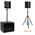 AudioDesign Pro Trio F2 sistema Array Amplificato Attivo SW 18 + 4 Satelliti