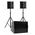 AudioDesign Pro Trio F2 sistema Array Amplificato Attivo SW 18 + 4 Satelliti