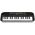 CASIO SA51 Tastiera Pianola Elettronica Musicale 32 Tasti (Nera fondo bianco)
