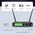 EYK Microfoni Professionali Wireless UHF frequenza regolabile 200 Canali con Equalizzatore ed Echo