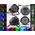PAR LED RGBW 18x10 WATT FULL COLOR PROFESSIONALE DMX PROGRAMMABILE EXTREME SOUND