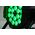 PAR LED RGBW 18x10 WATT FULL COLOR PROFESSIONALE DMX PROGRAMMABILE EXTREME SOUND