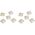 Passante Adesivo Reggi Cavi 30x30mm per Fascette 10 Pz
