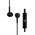 Auricolari Motorola Mod.Pace105 colore Nero con Microfono jack 3,5mm