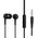 Auricolari Motorola Mod.Pace105 colore Nero con Microfono jack 3,5mm
