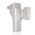 Sensore movimento PIR solare con sistema sonoro e flash LED