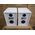 Madison MAD-4WH Diffusori da Scaffale Coppia Casse Acustiche 60W 4 Ohm Bianche