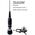 TELECOM T-1500 Antenna CB Veicolare PL Inclinabile + Cavo PL/PL intestato su staffa a Baule