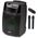 Audiodesign Pro M2 12W/L Cassa Attiva 12" 450w A Batteria Bluetooth USB MP3 + 2 Microfoni WI-FI UHF