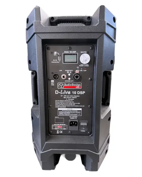 Audiodesign Pro D-LIVE 10 Cassa Amplificata Attiva 10" Professionale 1200W con DSP