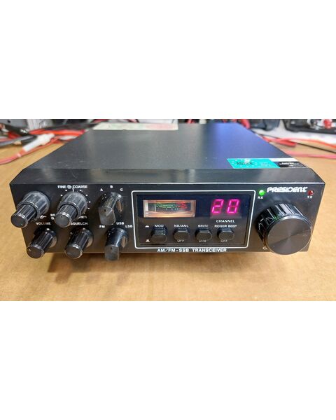 President Grant Nero Serie Limitata doppio Clarifier Radio CB AM FM SSB