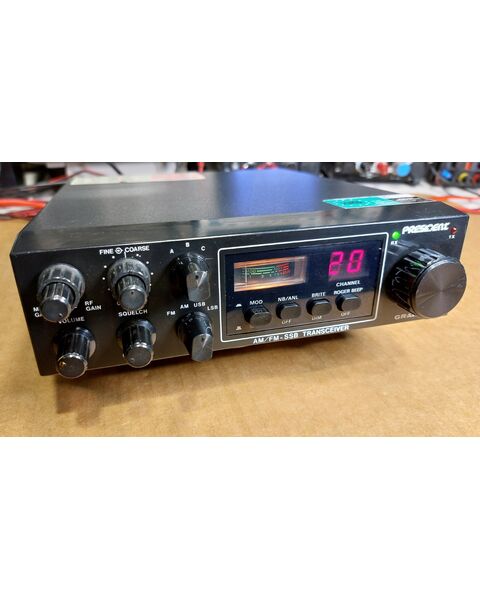 President Grant Nero Serie Limitata doppio Clarifier Radio CB AM FM SSB