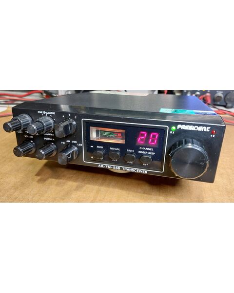President Grant Nero Serie Limitata doppio Clarifier Radio CB AM FM SSB