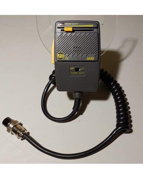 ZETAGI M95 MICROFONO PREAMPLIFICATO DA PALMO PER RADIO CB