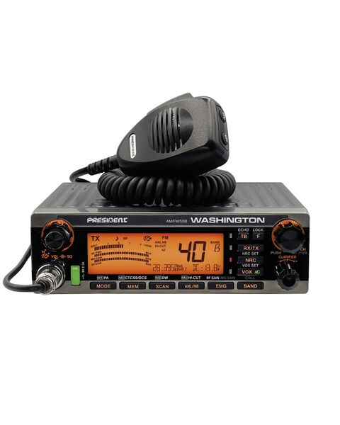 President Washington 100W Ricetrasmettitore Radio CB Radioamatoriale HF 10m/12m