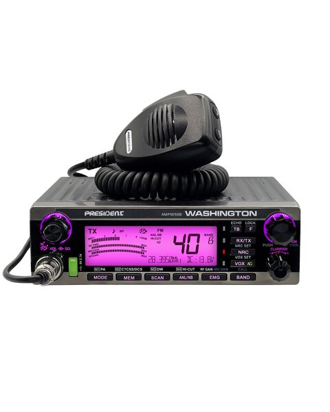 President Washington 100W Ricetrasmettitore Radio CB Radioamatoriale HF 10m/12m
