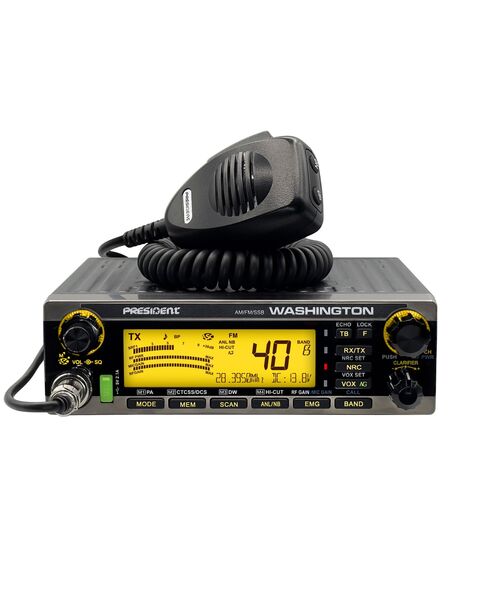 President Washington 100W Ricetrasmettitore Radio CB Radioamatoriale HF 10m/12m