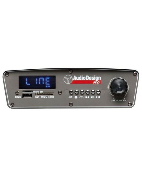 Audiodesign Pro M2 10W/L Cassa Attiva 10" 300w A Batteria Bluetooth USB MP3 + 2 Microfoni WI-FI UHF
