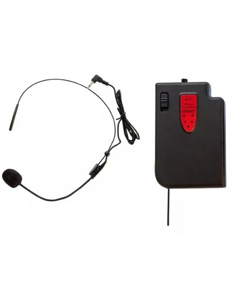 Audiodesign M2 HS1 - HS2 Bodypack con microfono ad archetto per diffusori a batteria serie M1 e M2