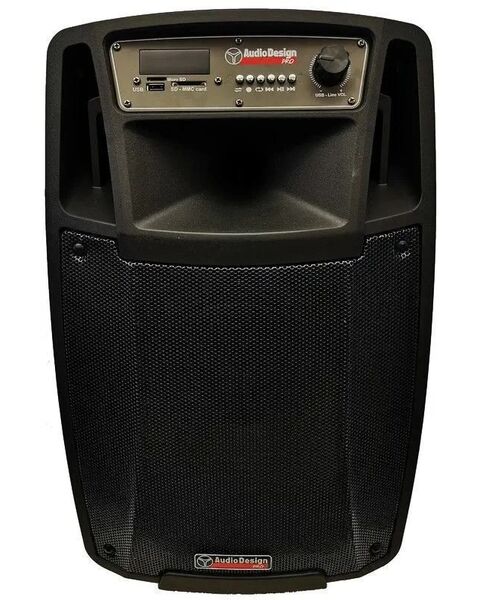 Audiodesign Pro M2 10W/L Cassa Attiva 10" 300w A Batteria Bluetooth USB MP3 + 2 Microfoni WI-FI UHF