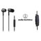 Audio-Technica ATH-CK330iS Auricolari con microfono – Nero