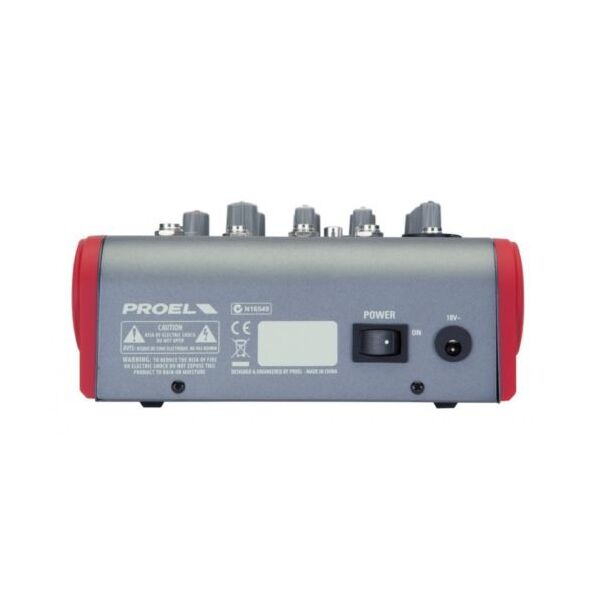 Proel Mi5 Mixer audio professionale compatto 5 canali con DSP Effetti